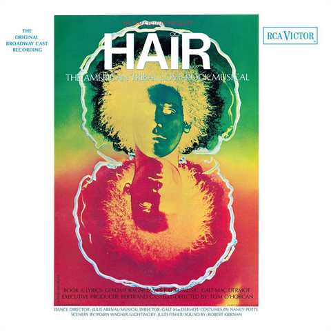 HAIR - ORIGINAL BROADWAY CAST - HAIR: original broadway cast (2LP - rem'21 - 1968)