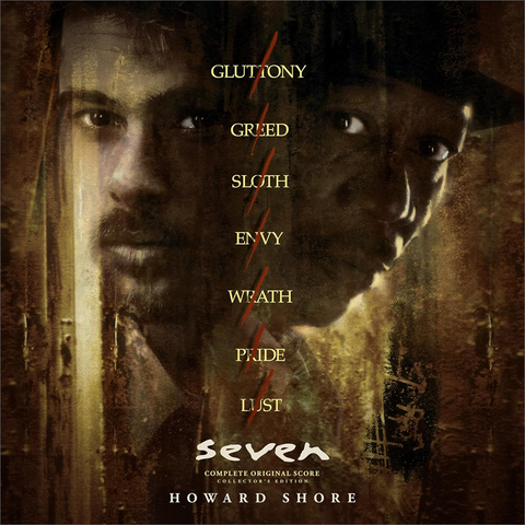 HOWARD SHORE - SOUNDTRACK - SEVEN (2LP - CLRD | REM24 - 1995)