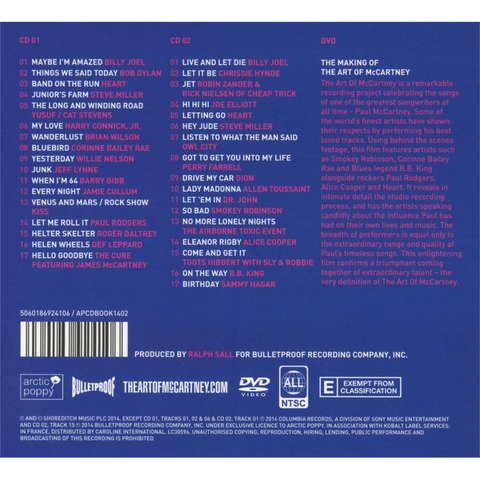 PAUL MCCARTNEY - TRIBUTO - THE ART OF MCCARTNEY (2014 – 2CD+DVD)