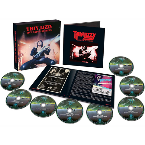 THIN LIZZY - LIVE AND DANGEROUS: super deluxe (1978 - 8cd - 45th ann | rem23)