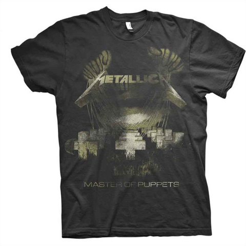 METALLICA - MOP DISTRESSED - NERO - (L) - TSHIRT