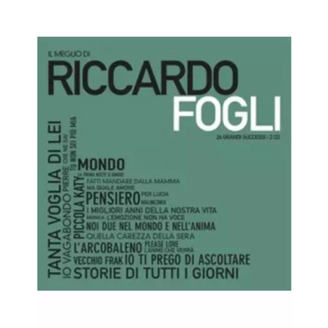 RICCARDO FOGLI - IL MEGLIO DI RICCARDO FOGLI (2024 - 2cd | best of)