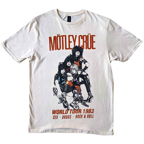 MOTLEY CRUE - VTGE SEX DRUGS R&R TOUR - natural