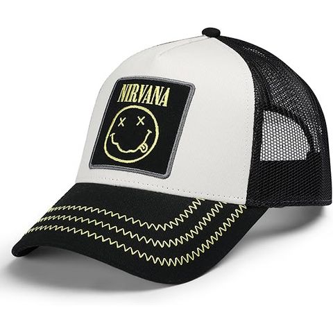 NIRVANA - NIRVANA - TRUCKER CAP | BIANCO - CAPPELLINO CON VISIERA