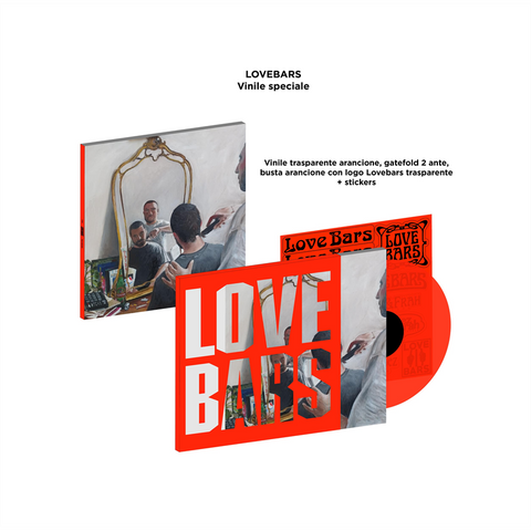 COEZ & FRAH QUINTALE - LOVEBARS (LP - ARANCIONE | STICKER SPECIAL PACK - 2023)