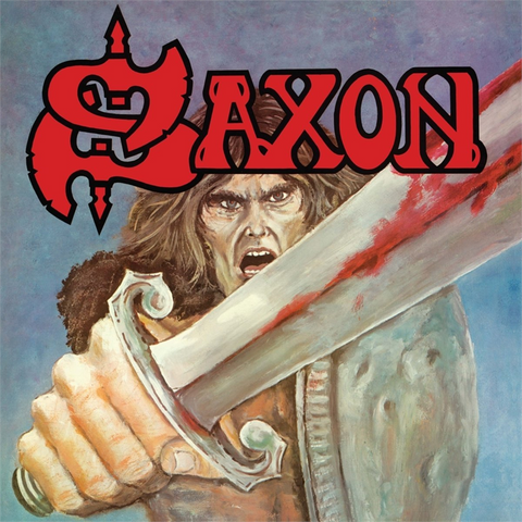 SAXON - SAXON (LP - 1979 - red splatter vinyl)