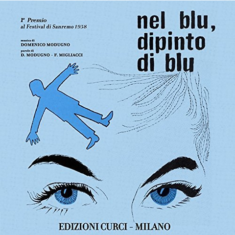 DOMENICO MODUGNO - NEL BLU, DIPINTO DI BLU (7'' - CON SPARTITO)