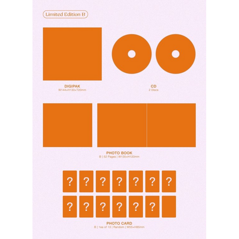 SEVENTEEN - ALWAYS YOURS (2023 - 2cd+book | Orange B version)