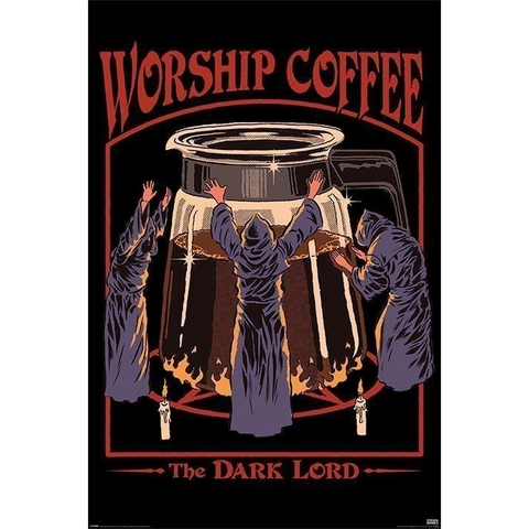 STEVEN RHODES - WORSHIP COFFEE - 942 - poster