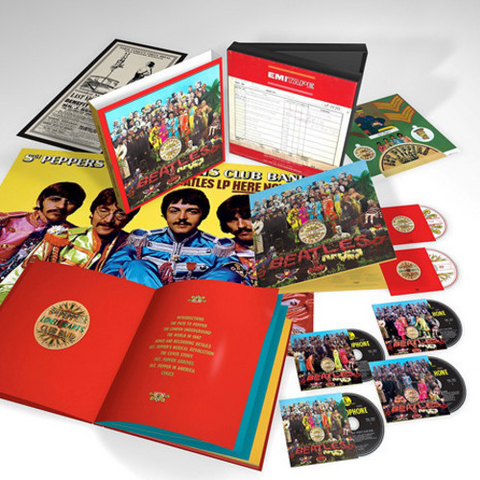 THE BEATLES - SGT.PEPPER'S LONELY...(1967 - super deluxe box | 4cd+dvd+bluray | rem17)