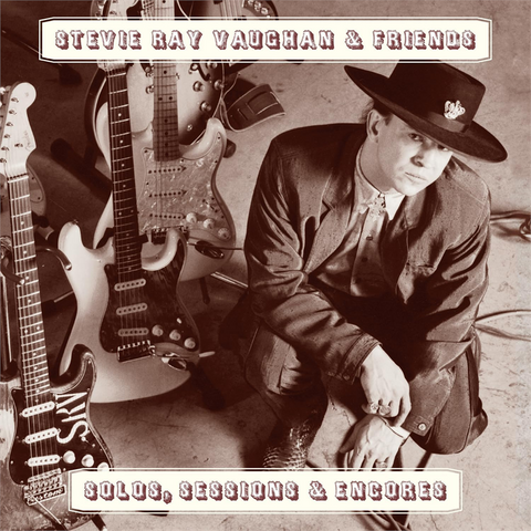 STEVIE RAY VAUGHAN - SOLOS, SESSIONS & ENCORES (2LP - REM23 - 2007)