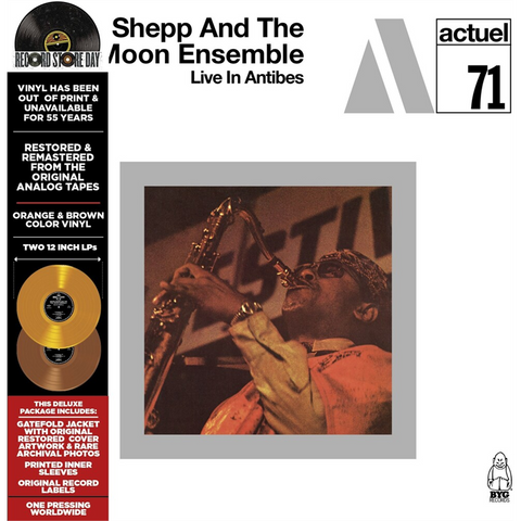 ARCHIE SHEPP - LIVE IN ANTIBES (2LP - ORANGE&BROWN | RSD'25 - 1971)