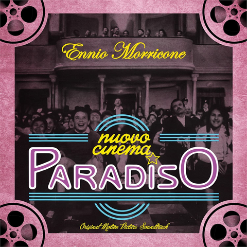 ENNIO MORRICONE ENNIO/NIC - NUOVO CINEMA PARADISO (LP - purple| rem22 - 1988)