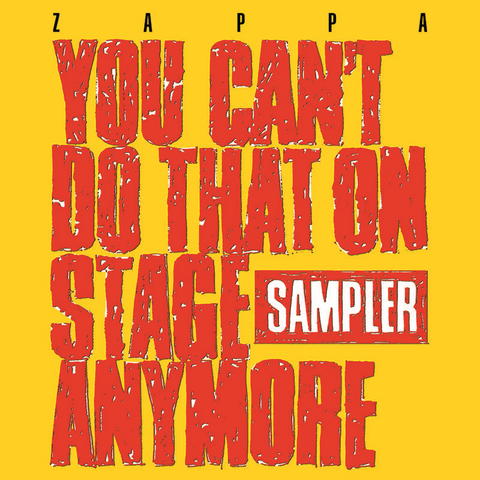 FRANK ZAPPA - YOU CAN'T DO THAT ON STAGE (2LP - yellow/red - RSD'20)