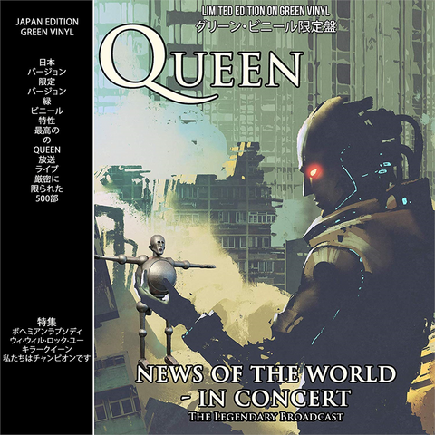 QUEEN - NEWS OF THE WORLD in concert (LP - vinile verde)