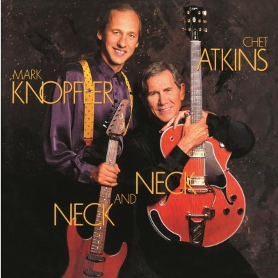 CHET ATKINS & MARK KNOPFLER - NECK AND NECK (LP - REM14 - 1990)