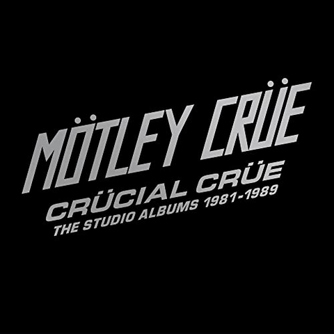 MOTLEY CRUE - CRUCIAL CRUE: the studio albums 1981-1989 (2023 - ltd ed 5cd box set)