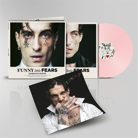 DAMIANO DAVID - FUNNY LITTLE FEARS (LP - ROSA | AUTOGRAFATO - 2025)