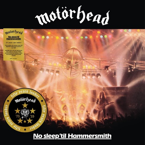 MOTORHEAD - NO SLEEP 'TIL HAMMERSMITH (LP - CLRD | 50TH ANN - 1981)