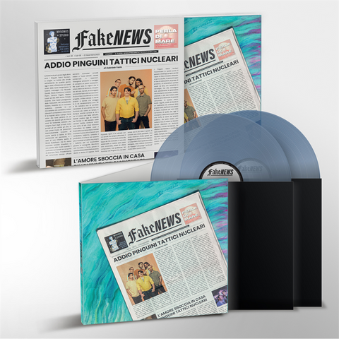 PINGUINI TATTICI NUCLEARI - FAKE NEWS: SCIOGLIMENTO (2LP - AZZURRO TRASPARENTE - 2022)