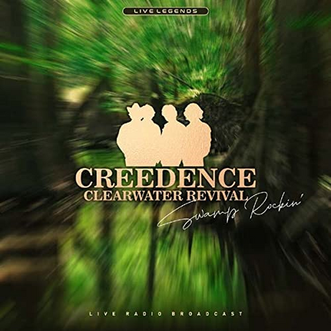 CREEDENCE CLEARWATER REVIVAL - SWAMP ROCKIN': live radio broadcast (LP - verde - 2020)