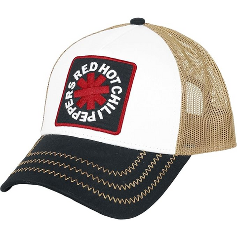 RED HOT CHILI PEPPERS - RED HOT CHILI PEPPERS  - TRUCKER CAP | BIANCO - CAPPELLINO CON VISIERA
