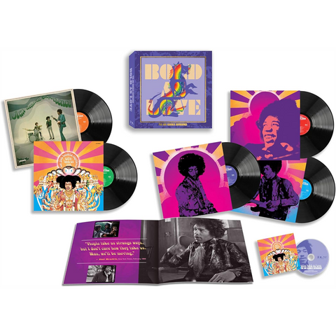 JIMI HENDRIX - BOLD AS LOVE (5LP+BLURAY - REM25 - 1967)