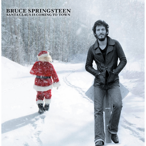 BRUCE SPRINGSTEEN - SANTA CLAUS IS COMING TO TOWN (7’’ - bianco – 2022)