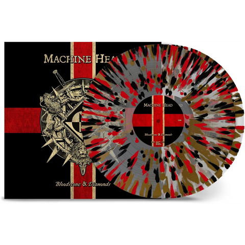 MACHINE HEAD - BLOODSTONE & DIAMONDS (2LP - 10TH ANN | SPLATTER | REM24 - 2014)