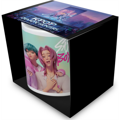 K-POP DEMON HUNTERS - SOUNDTRACK - SAJA BOYS - TAZZA CERAMICA | BIANCO