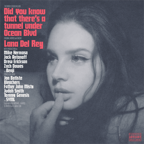 LANA DEL REY - DID YOU KNOW THERE'S A TUNNEL UNDER OCEAN BLVD (2LP - ROSSO | ALT COVER | INDIE EXCL. - 2023)