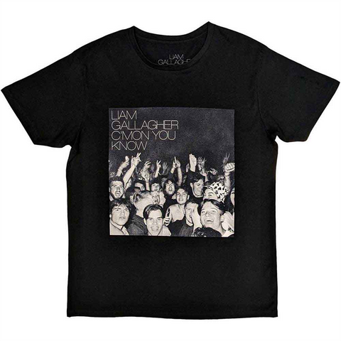 LIAM GALLAGHER - C'MON YOU KNOW - NERO - (XL) - TSHIRT