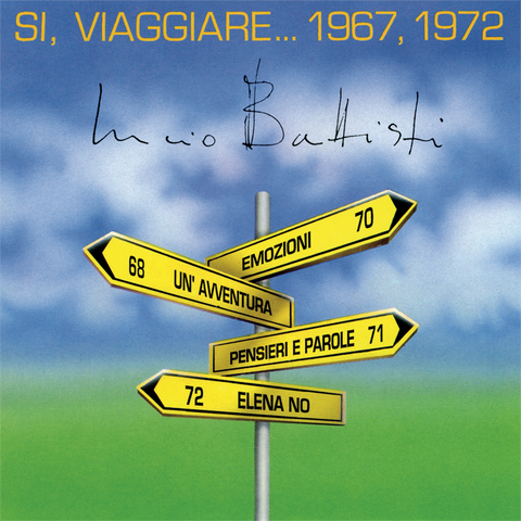 LUCIO BATTISTI - SI VIAGGIARE... 1967-1972 (1996 - best of - cd green | 17x17cm | limited | rem23)