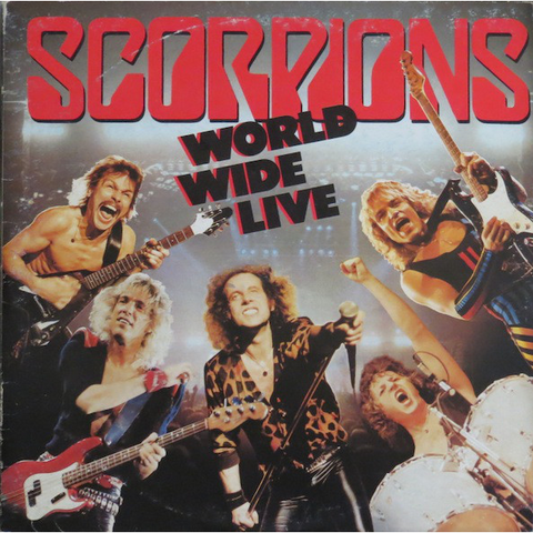 SCORPIONS - WORLD WIDE LIVE (LP - usato - 1985)
