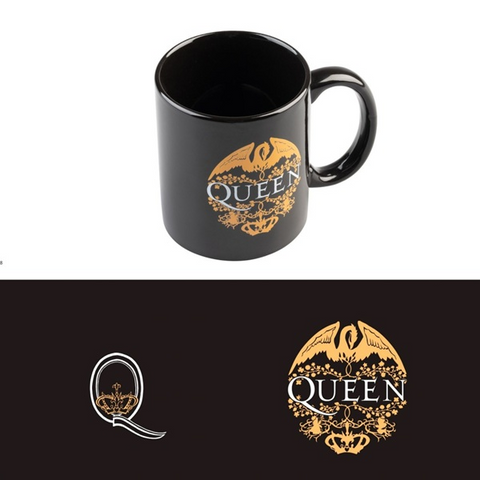 QUEEN - ACCESSORI - QUEEN - TAZZA NERA