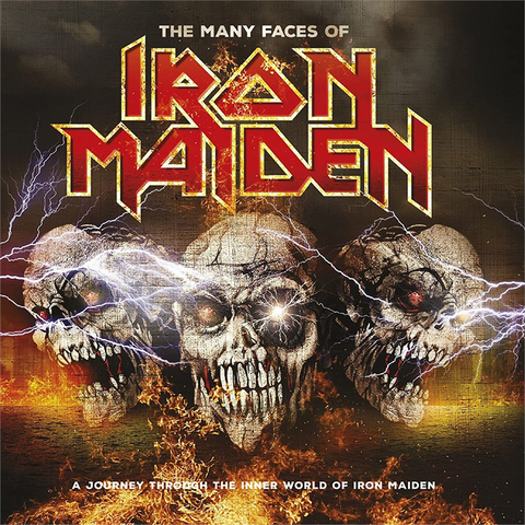 IRON MAIDEN - THE MANY FACES OF - series (2LP - yellow / red transparent)