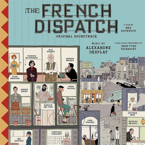 ALEXANDRE DESPLAT - SOUNDTRACK - THE FRENCH DISPATCH (2021)