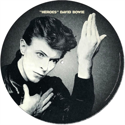 DAVID BOWIE - HEROES - SLIPMAT / TAPPETTINO GIRADISCHI