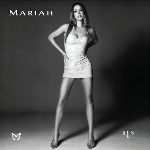 MARIAH CAREY - NUMBER 1'S (2LP - silver&black swirl | rem24 - 1998)