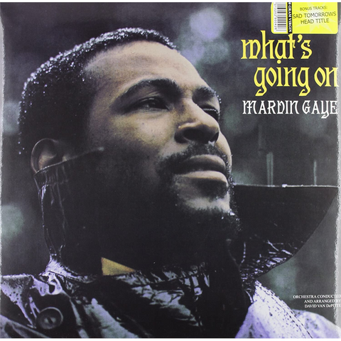 MARVIN GAYE - WHAT'S GOING ON (LP - OLIVE GREEN | REM21 - 1971)