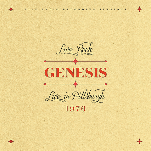 GENESIS - LIVE ROCK: pittsburgh ‘76 (2022)