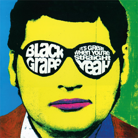 BLACK GRAPE - IT'S GREAT WHEN YOU'RE STRAIGHT...YEAH (LP - clrd | rem24 - 1995)