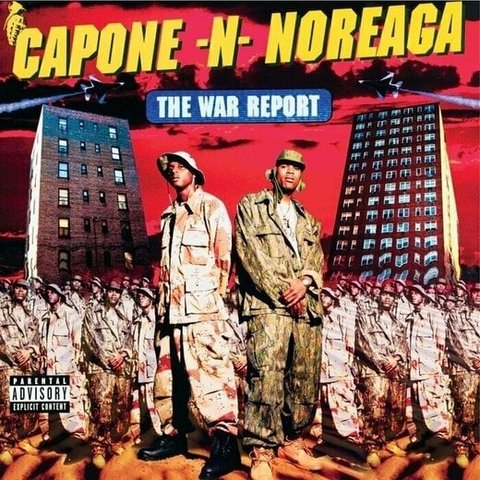 CAPONE-N-NOREAGA - THE WAR REPORT (2LP - GIALLO | REM22 - 1996)