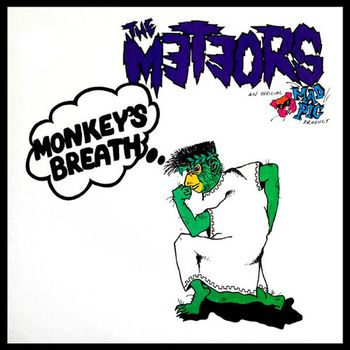 THE METEORS - MONKEY'S BREATH (LP - REM25 - 1985)