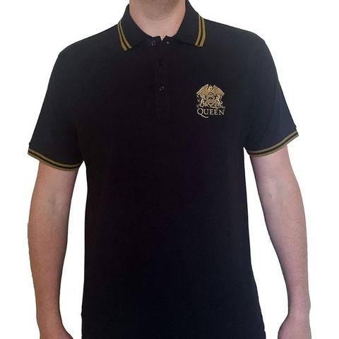 QUEEN - A NIGHT AT THE OPERA - LOGO - POLO -  NERO