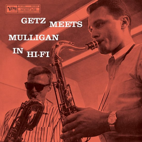 STAN GETZ & GERRY MULLIGAN - GETZ MEETS MULLIGAN IN HI-FI (LP - REM25 - 1957)