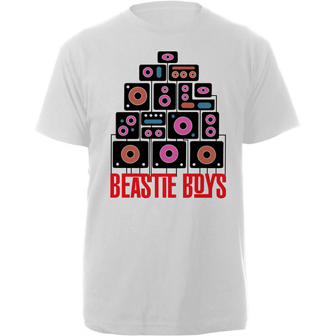 BEASTIE BOYS - TAPE - Bianco - (L) - T-Shirt
