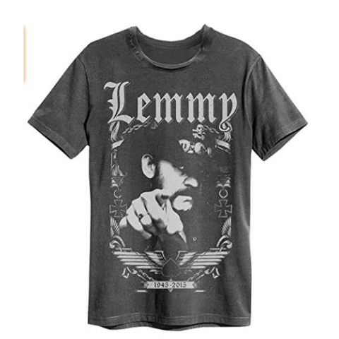 LEMMY KILMISTER - Lemmy Amplified Vintage Charcoal Xx Large T Shirt - T-Shirt