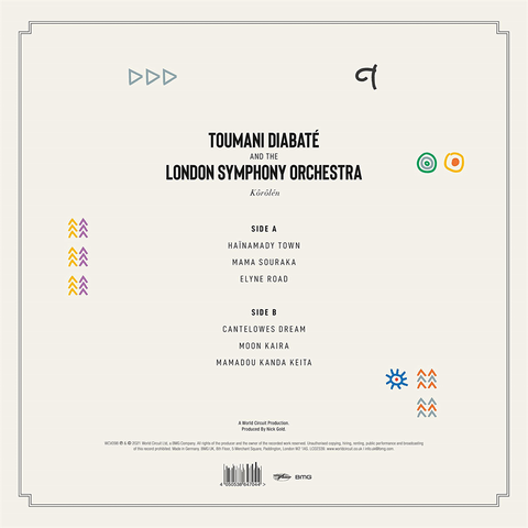 TOUMANI DIABATE' & LONDON SYMPHONY ORCHESTRA - KOROLEN (LP - 2021)