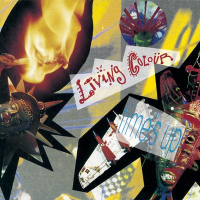 LIVING COLOUR - TIME'S UP (LP - VERDE | REM26 - 1990)